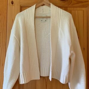 Abercrombie & Fitch Cream Oversized Cardigan